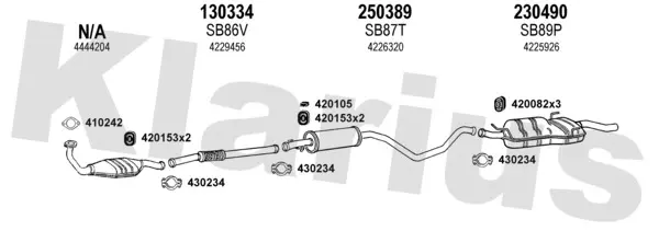 Изпускателна система KLARIUS             