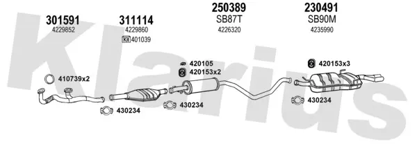 Изпускателна система KLARIUS             