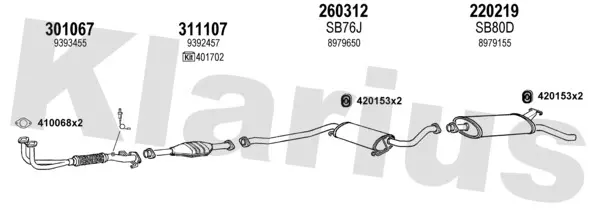 Изпускателна система KLARIUS             