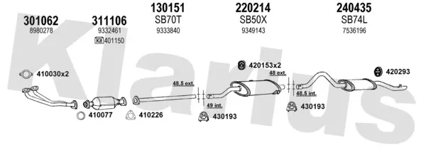 Изпускателна система KLARIUS             