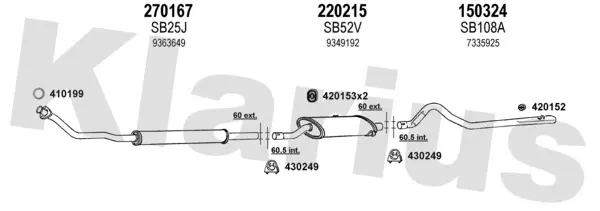 Изпускателна система KLARIUS             