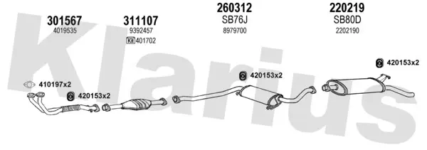 Изпускателна система KLARIUS             
