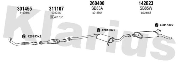 Изпускателна система KLARIUS             