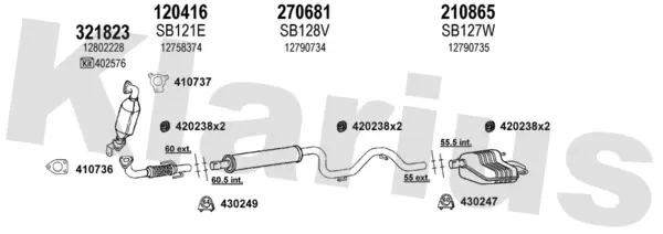 Изпускателна система KLARIUS             