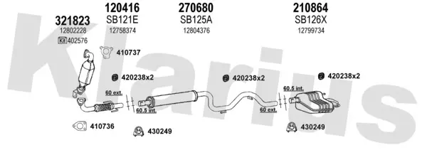 Изпускателна система KLARIUS             