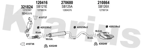 Изпускателна система KLARIUS             
