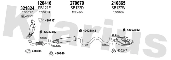 Изпускателна система KLARIUS             