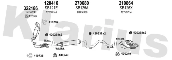 Изпускателна система KLARIUS             