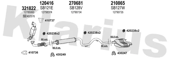 Изпускателна система KLARIUS             
