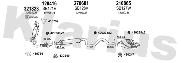 Изпускателна система KLARIUS             