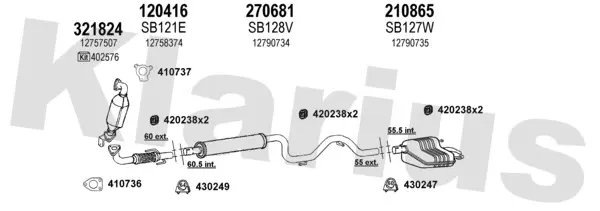 Изпускателна система KLARIUS             