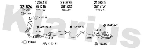 Изпускателна система KLARIUS             