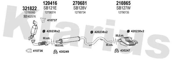 Изпускателна система KLARIUS             