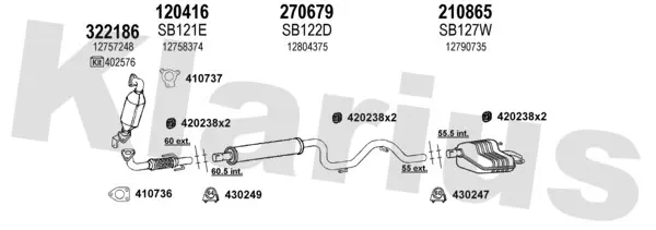 Изпускателна система KLARIUS             