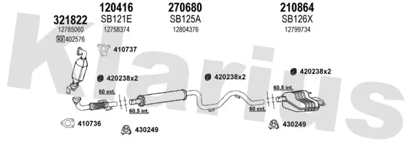 Изпускателна система KLARIUS             