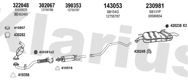 Изпускателна система KLARIUS             