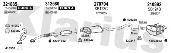 Изпускателна система KLARIUS             