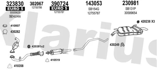 Изпускателна система KLARIUS             