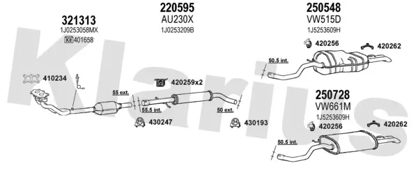 Изпускателна система KLARIUS             