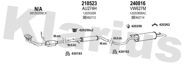 Изпускателна система KLARIUS             