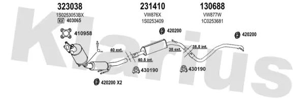 Изпускателна система KLARIUS             