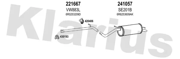 Изпускателна система KLARIUS             