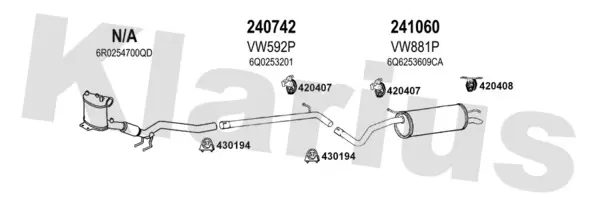 Изпускателна система KLARIUS             