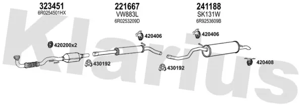 Изпускателна система KLARIUS             