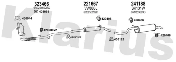 Изпускателна система KLARIUS             