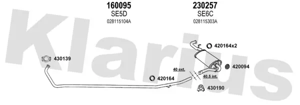 Изпускателна система KLARIUS             