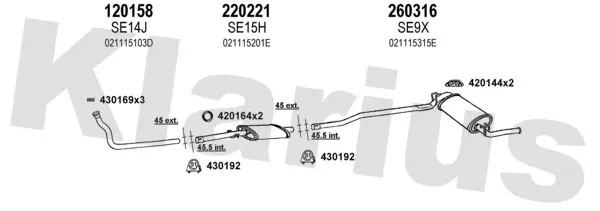Изпускателна система KLARIUS             