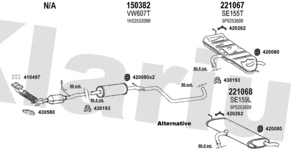 Изпускателна система KLARIUS             