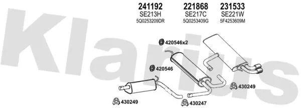 Изпускателна система KLARIUS             