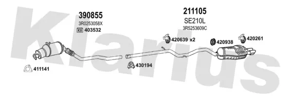 Изпускателна система KLARIUS             