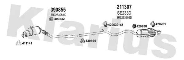 Изпускателна система KLARIUS             