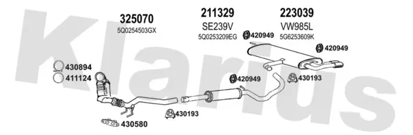 Изпускателна система KLARIUS             