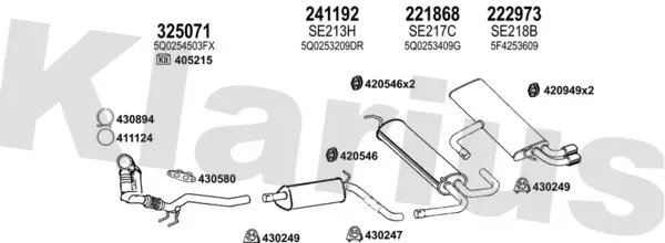 Изпускателна система KLARIUS             