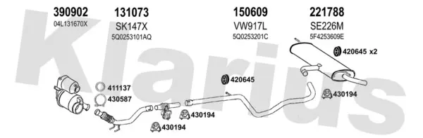Изпускателна система KLARIUS             