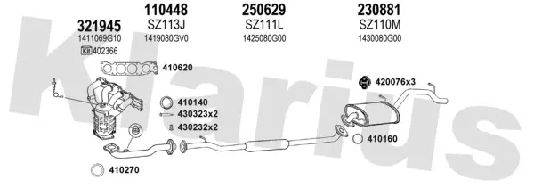 Изпускателна система KLARIUS             