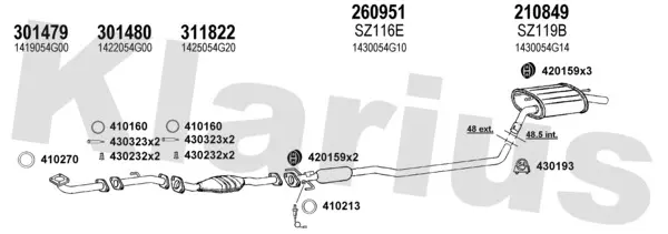 Изпускателна система KLARIUS             