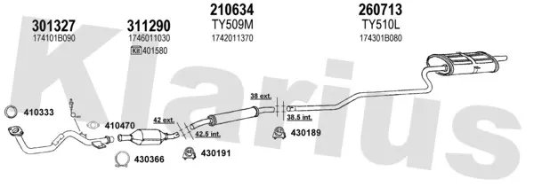 Изпускателна система KLARIUS             