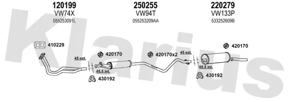 Изпускателна система KLARIUS             