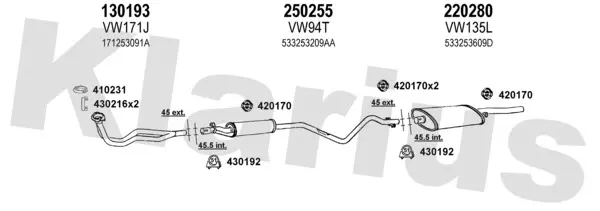 Изпускателна система KLARIUS             