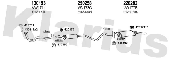Изпускателна система KLARIUS             
