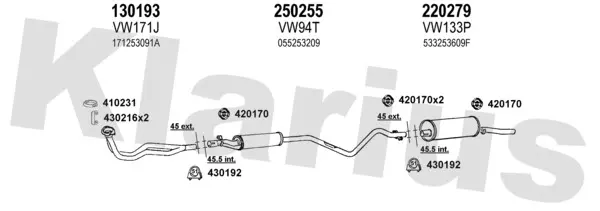 Изпускателна система KLARIUS             