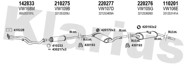 Изпускателна система KLARIUS             