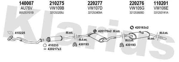Изпускателна система KLARIUS             