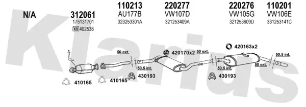 Изпускателна система KLARIUS             