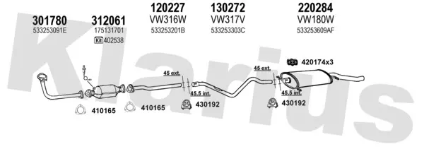 Изпускателна система KLARIUS             