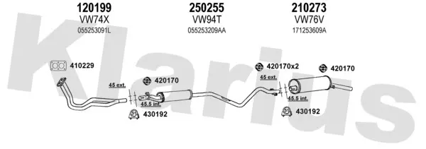 Изпускателна система KLARIUS             